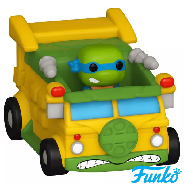 Funko Bitty Pop! Rides Leonardo and Turtle Van Figure